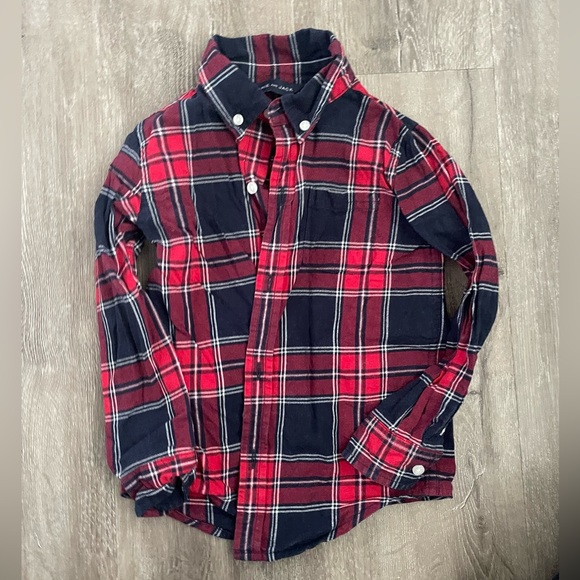 Janie and Jack Tartan Shirt - Picture 2 of 3